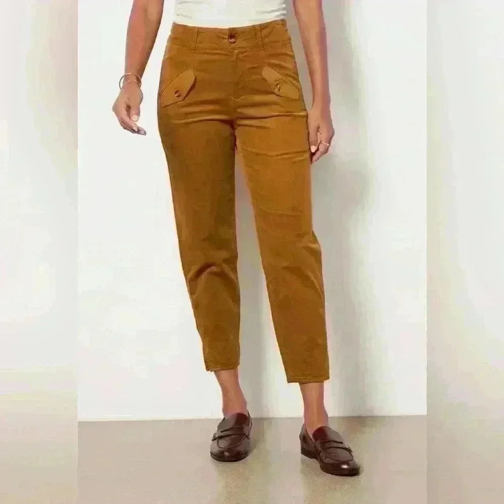 Kut from‎ the Kloth Sadie Cord cropped pant-size 6